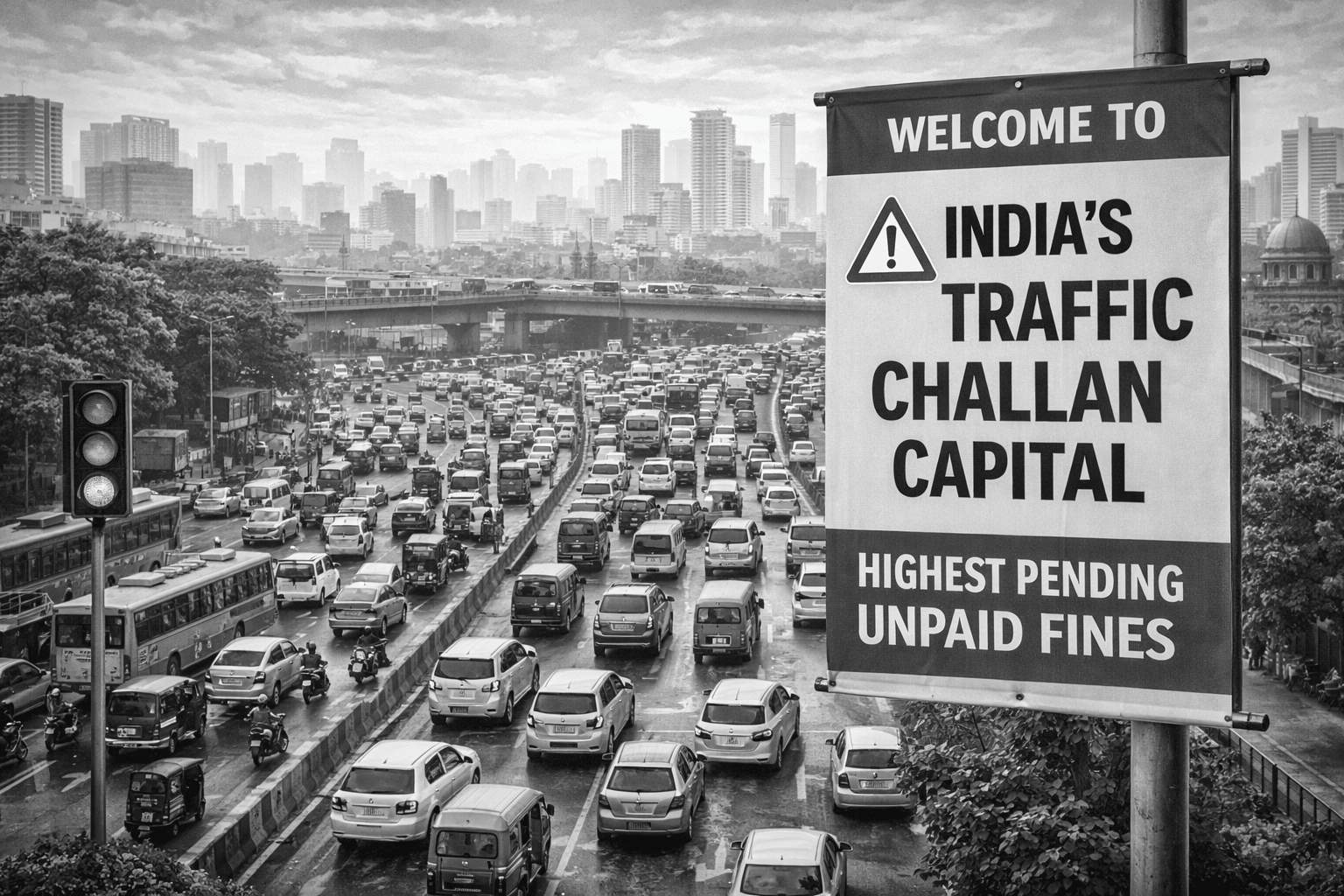 India’s Pending Traffic Challan Capital: Delhi’s Massive Backlog Exposed Lawyered